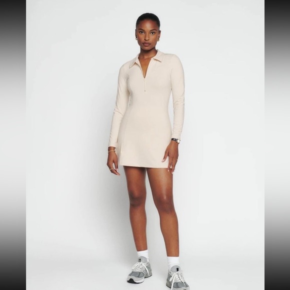 Reformation Desirae Eco Stretch dress. Nwot. - Picture 3 of 6